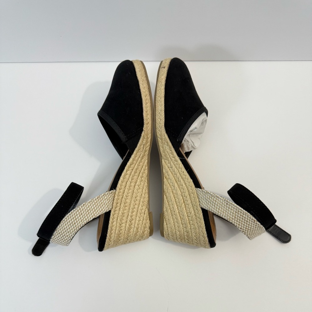 Style & Co. Black and Tan Wedge Espadrilles size 6 - Picture 5 of 6